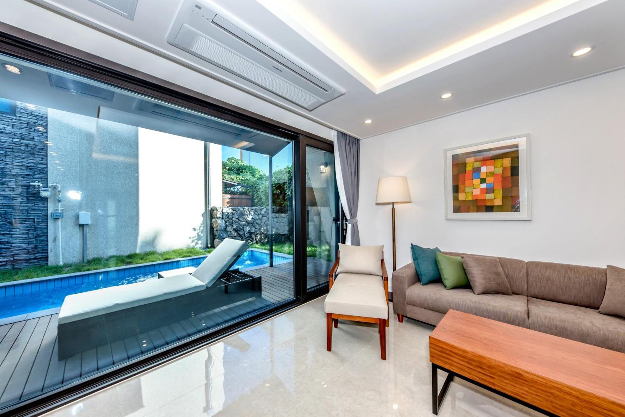 Arts Spa&Poolvilla Jeju Exteriör bild