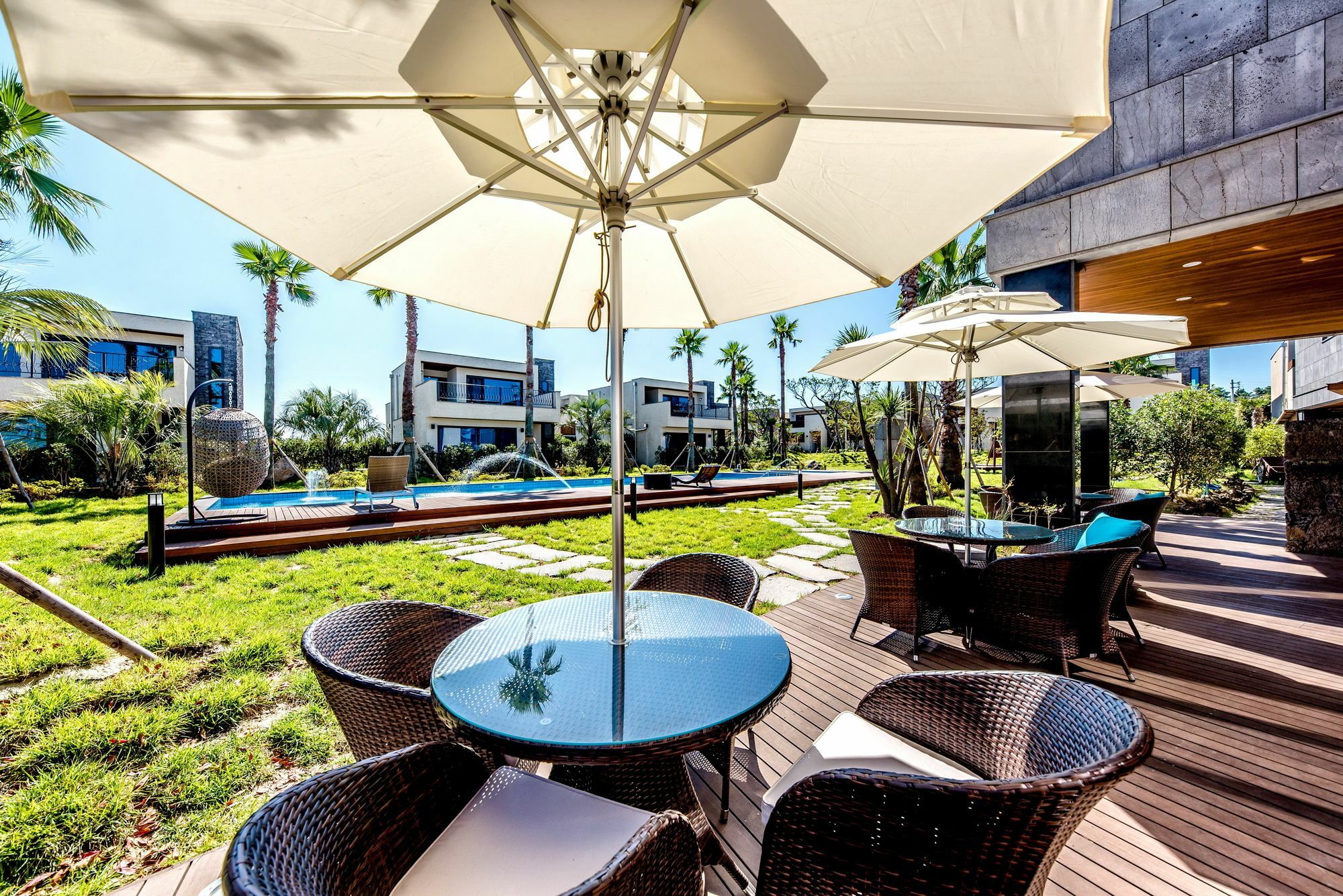 Arts Spa&Poolvilla Jeju Exteriör bild